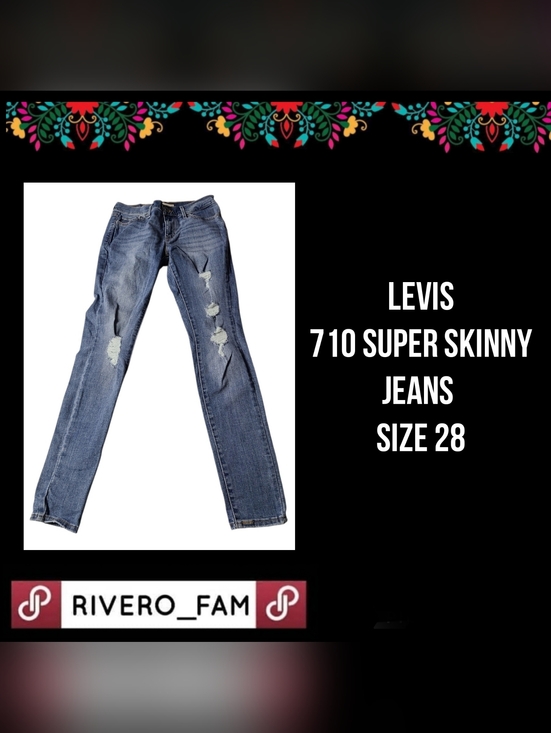 Levi's Denim - LEVIS 710 SUPER SKINNY JEANS | SIZE 28